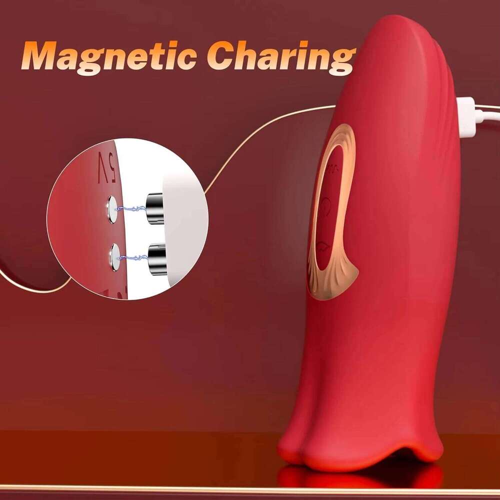 Clitoral Licking Tongue Vibrator Female Toys Nipple Sucking Oral Sex Stimulation Women Masturbator Adult Couple Products 26H0313