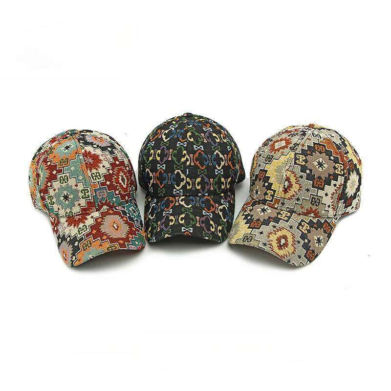 2025 Spring New Women's Retro Ethnic Style Hardtop Baseball Korean Version Fashion Cap Sun Hat Tide Z260313