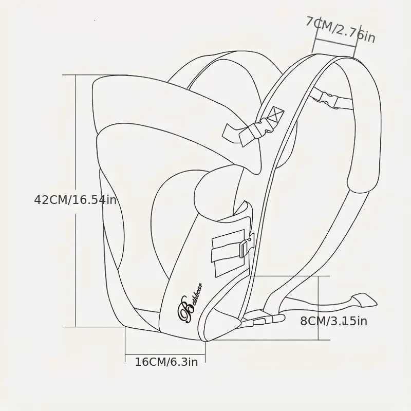 Baby Carrier Backpack Infant Strap Sling Portable Lightweight for Travel Front And Back Carring 4 Seasons X260313