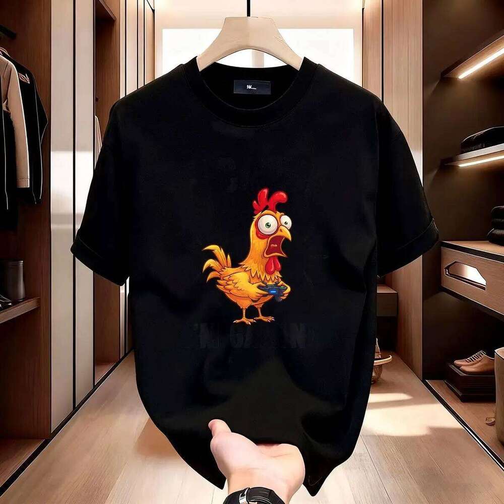 F-CAW-F Coop Queen Funny Chicken T-Shirt Rooster Lover Farm Animal Meme Tee Women Men Z260314