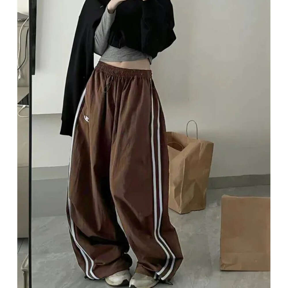 Y2K retro womens loose pants with oversized hip-hop pockets and fashionable products casual office ladies bags Trousers Z260312