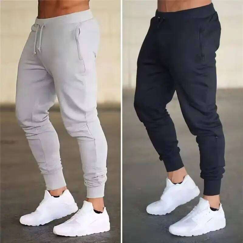 2025 New Sports Running Trousers Workout Jogging Long Pants Gym Sport Joggers for Men Fitness Sweatpants Tracksuits Z260315