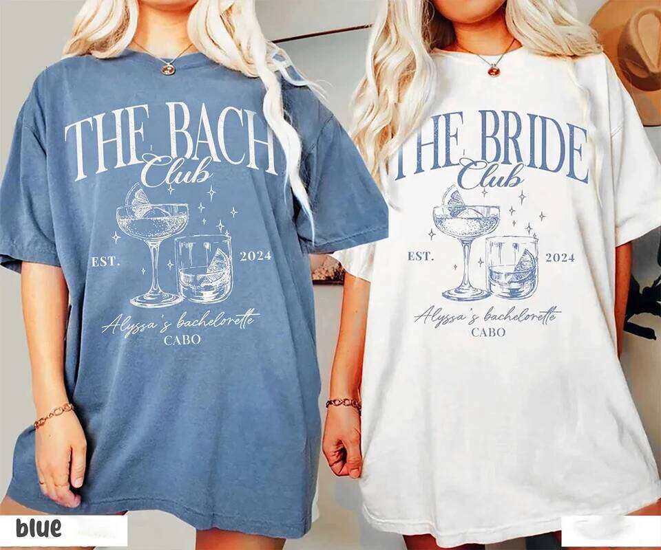 Custom Shirt Luxury Bachelorette Merch, Bridal Party Gifs Bach Trip Y2K Top Daily Trendy Streetwear Z260314
