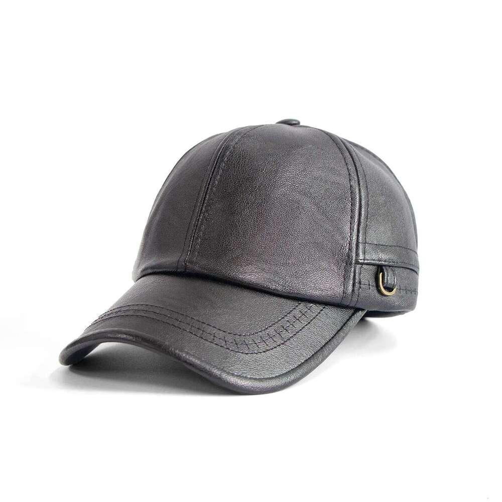 Baseball Cap Men Fashion Hip Hop Sports Caps Army Military Hat British Vintage Cowhide Leather Hats gorras Z260314