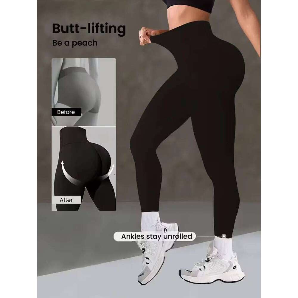 Sports Yoga Leggings, High-Waisted Butt-Lifting Bottoms, Ideal for Running & Gym Workouts, Premium Women's Athletic Pant 26Y0313