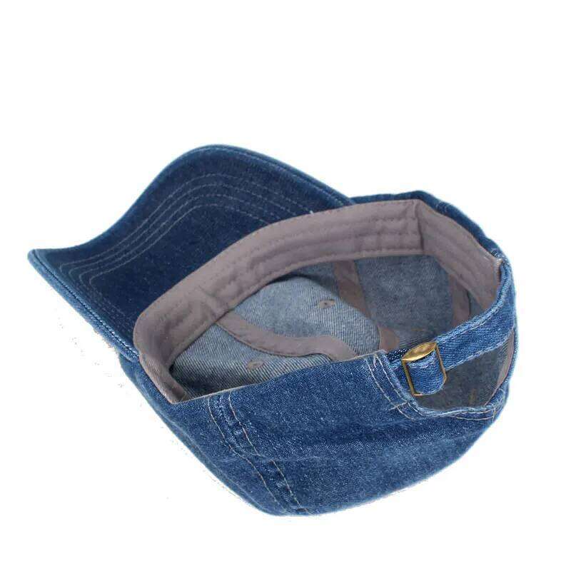 Washed Denim Jeans Women Snapback Hats Caps For Men Falt Bone Gorras Casquette Solid Male Dad Baseball Hat Cap Z260314