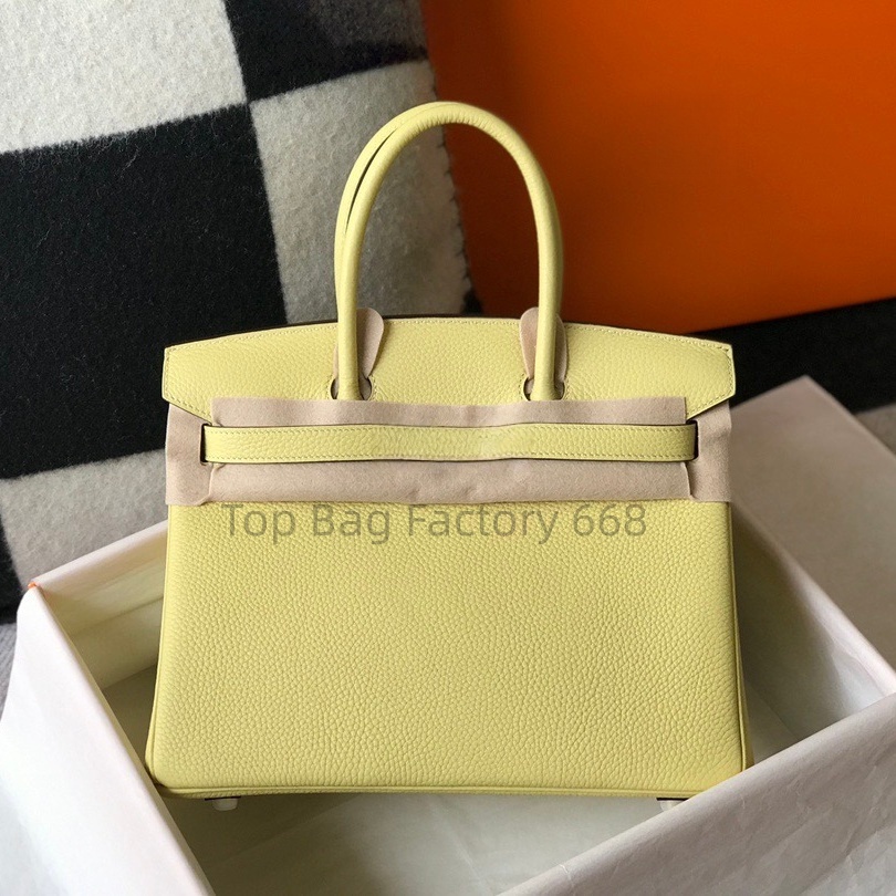 7a designer bag for woman tote bag womens designer bags 25cm togo leather bag free ship small bag luxury handbag plain lock hasp soft white red bag Gift box packaging