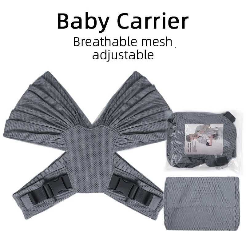 Adjustable Baby Carrier with Breathable Cotton And Mesh Fabric for Both Mother And Baby Comfortable Soft Babywearing Wrap X260313