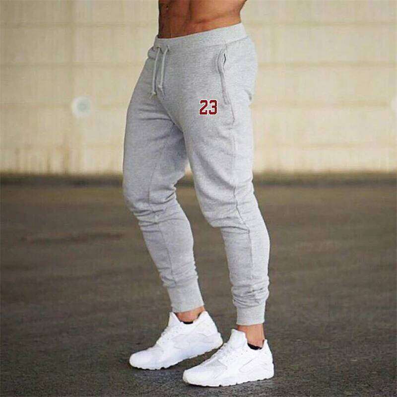 23 Creativity Printed Men Jogging Mens Fitness Joggers Running Pants Man Training Sport Trousers Sportswear Sweatpants Z260315