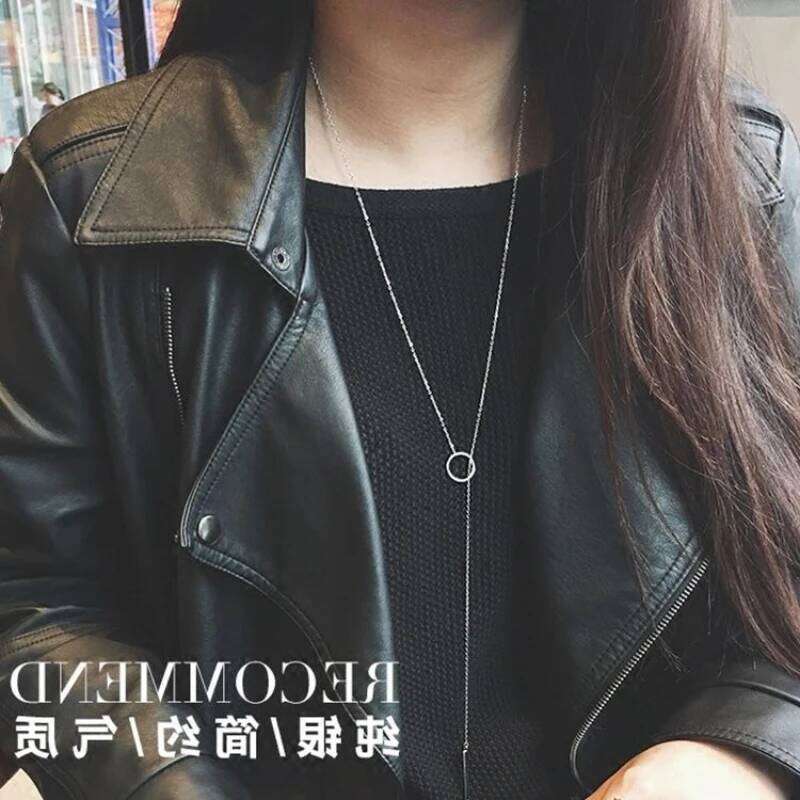 Initial Pendant Custom Name Letter Stainless Steel Women Statement Nameplate Layered Choker Necklace H260312
