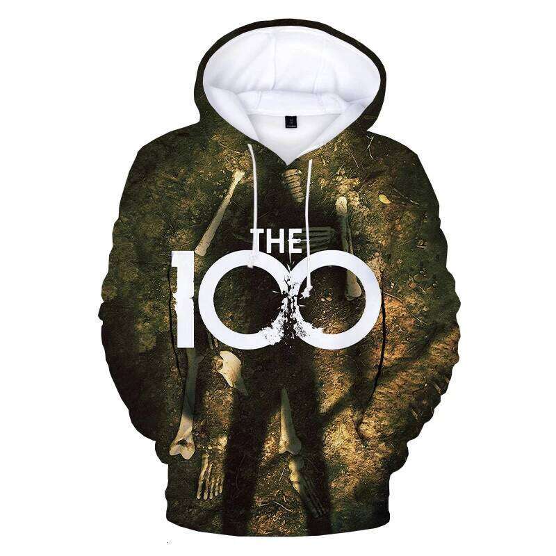 The 100 3D Print Hoodie Sweatshirts Men Women Fashion Casual Cool Pullover 2020 TV Series Harajuku Streetwear Oversized Hoodies Z260314