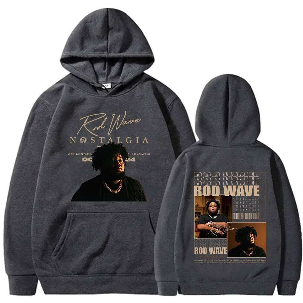 2024 Rod Wave Tour Fashion Casual Nostalgic Hip Hop Music Printed Men's and Women's Pullover Fans Luxury Gift Top Hoodie Z260315