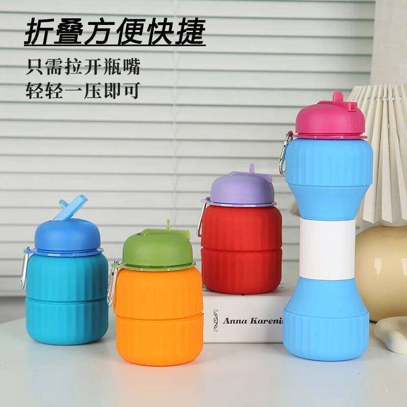 Collapsible Silicone Travel Cup Portable 650ml Large Capacity Sports Water Bottle Outdoor Activities Hiking Camping Z260313