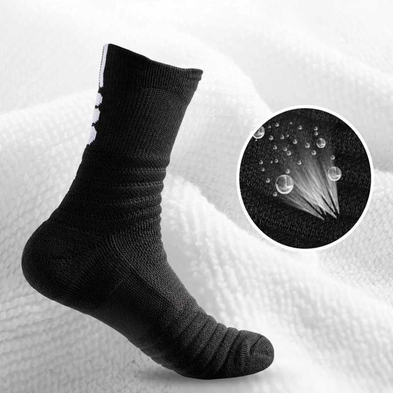 Professional Basketball Socks Elite Socks Tube Thick Towel Socks Non-slip Sweat-absorbent Training Sports Socks Men Women D260313
