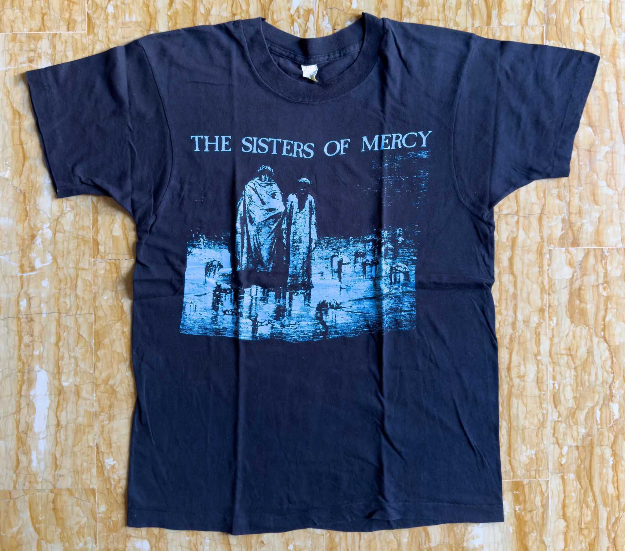 New Men T-shirts The Sisters of Mercy 1990 Tour T-Shirt Fun Mens Short Sleeved Oversize Comfortable Pattern T-Shirt Series Top D260313
