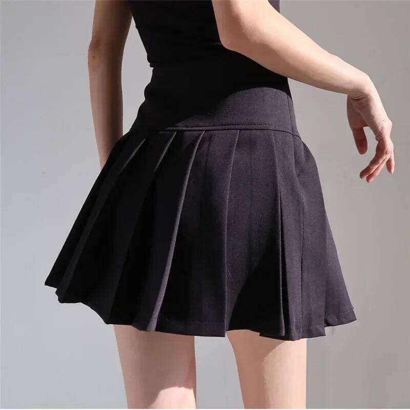 American School Y2k Style Summer Short Pleated Skirt For Women 2024 High Waist Sexy Hotsweet Mini Skirts Female Z260314