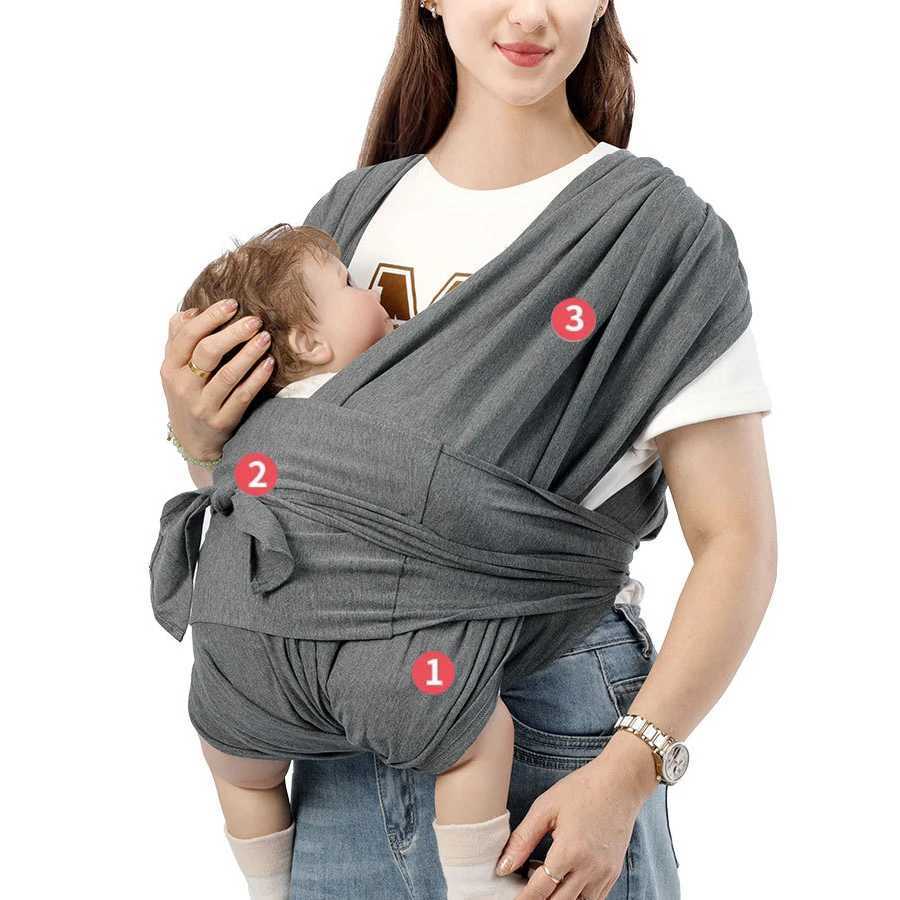Portable Baby Carrier Wrap for Mothers Simple Child-Carrying Sling for Walking Outdoors Breathable Fresh Air Design X260313