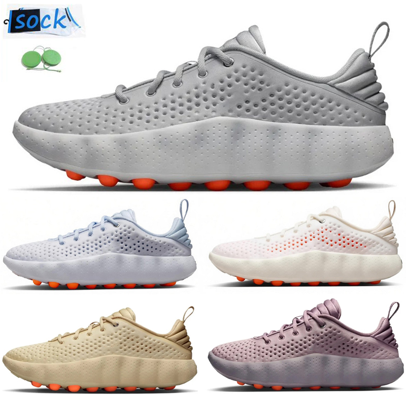 Mind 002 Men Women Running Shoes Mind002 Designer Sneaker Black White Light Smoke Grey Violet Ore Khaki Sail Lady Soft Rubber Comfortable Trainers Sports Sneakers