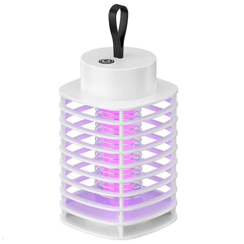 Electric Shock LED Mosquito Killer Lamp Indoor USB Rechargeable Portable Electric Fly Trap Mute Anti Mosquito Lamp H260313