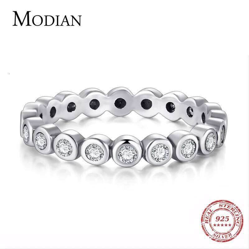 Top Quality Luxury Original Real Solid 925 Sterling Silver Starshine Finger Ring Authentic Jewelry For Women Wedding Gift H260312