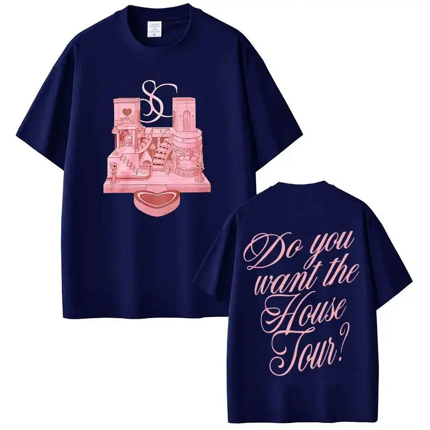 Sabrina Carpenter Do You Want The House Tour Vintage Print Tshirt Men Women Fashion Tshirts Oversized Casual Fan Gifts 260302