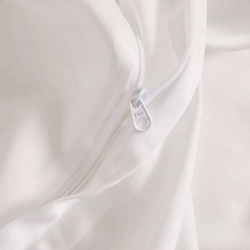 3pcs King Duvet Cover Set, White Silky Lyocell Bedding Setno Sheet,Quilt Cover+Pillowcases For Double Bed Home Drop Shipping H260312 - view 6