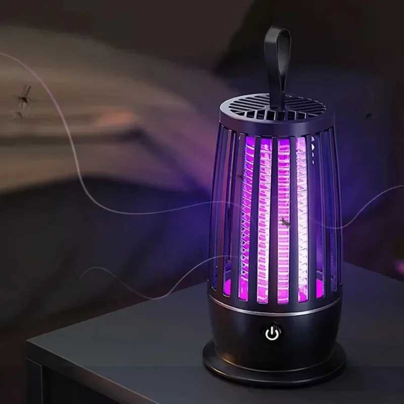 Portable Mosquito Killer Lamp Wired/Wireless Electric Fly Trap Bedroom Silent Mosquito Killer Lamp Outdoor Mosquito Repeller H260313