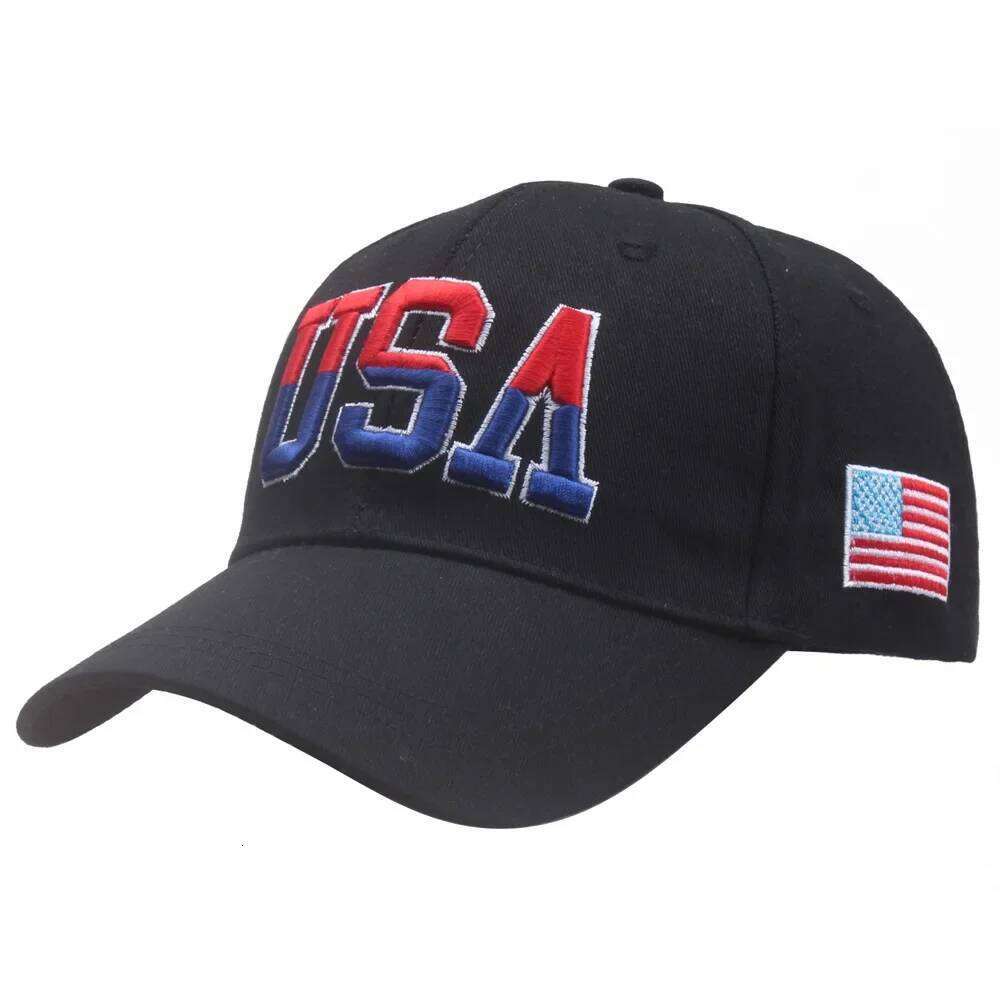 Unisex America Embroidery Hip Hop Caps Gorras Pet New Brand USA Flag Baseball Cap For Men Women Cotton Snapback Hat Z260313