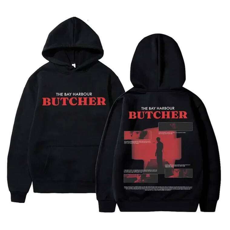 Dexter Morgan Bay Harbor Butcher Men's Double sided Printed 90s Street Casual Style Fashion Hoodie Z260315