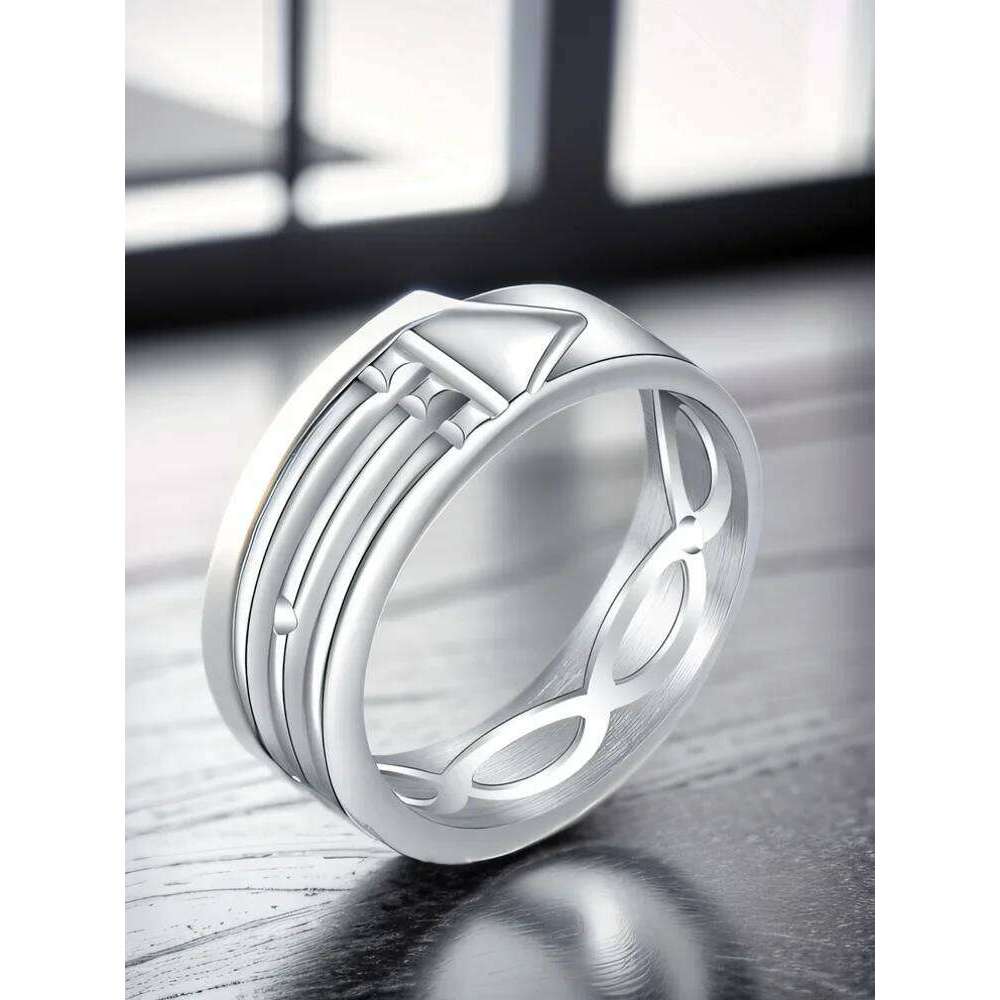 Huaya Couple's Silver/Gold Color Simple Arrow Line Ring for Women and Men Delicate Charming Accessories Jewelry New Tide H260312