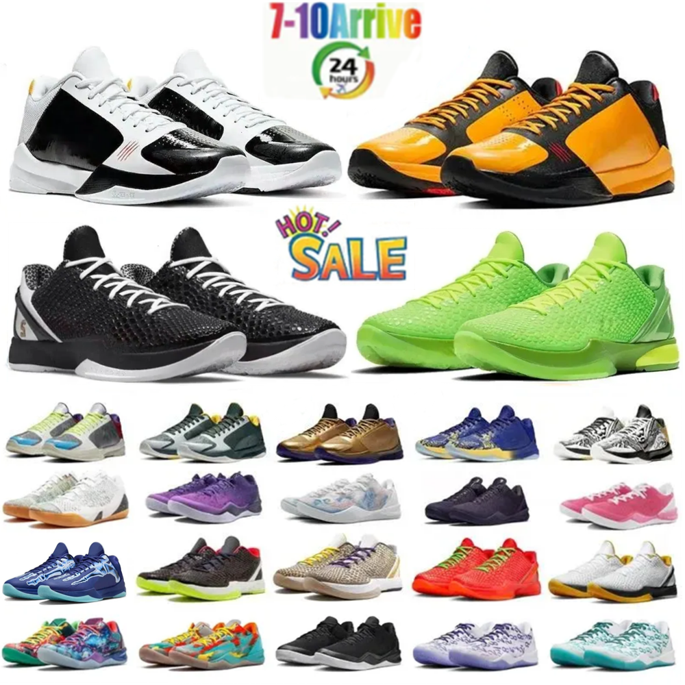 Designer Mamba 6 Basketball Shoes Zoom 6 Eybl Protro 6 Mambacita 5 Think Easter Del Sol Black for Men Women Trainers Outdoor Sports Sneakers Kobeshoes 40-46