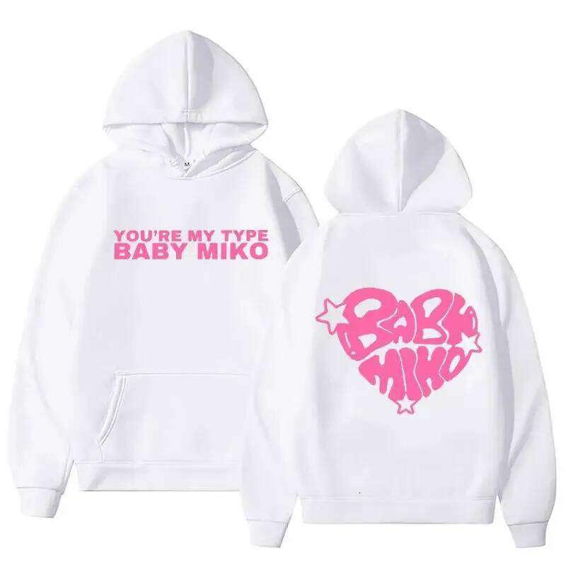 Young Miko Xoxo Tour 2024 Fun Fashion Men's and Women's Sportswear Hip Hop Casual Autumn/Winter Long Sleeve Hoodie Z260314