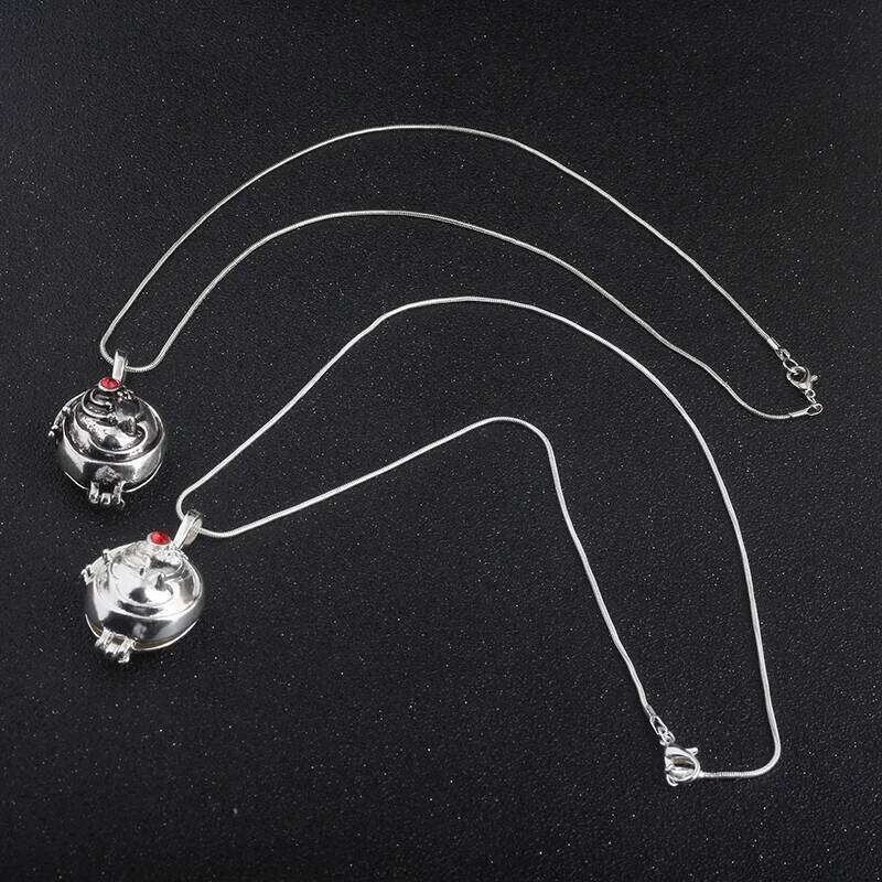 Can Open Vampire Diaries Necklaces Elena Gilbert Opening Vervain Locket Pendant Necklace for Women Men Jewelry H260312