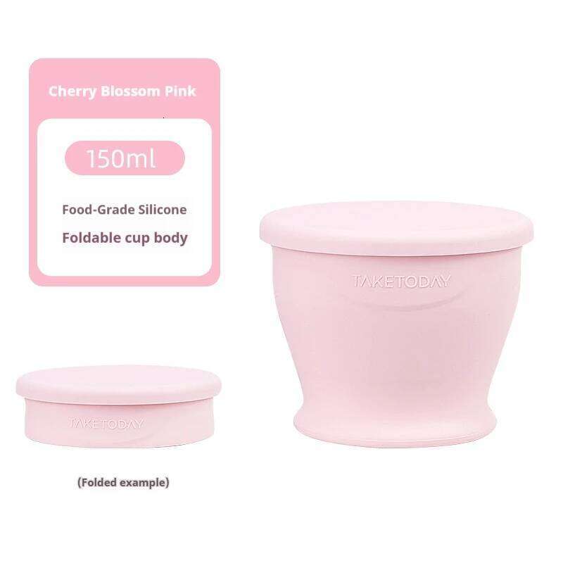 Foldable Portable Silicone Outdoor Camping Travel Compressed MouthwashTourist Water Cup High-temperature Resistant Z260313