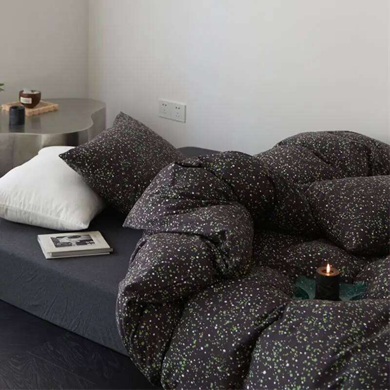Bed Linen Duvet Sheets Simple Style Four-piece Japanese Dormitory Bedding Single Student Cover Quilt Three-piece Set H260312 - view 4