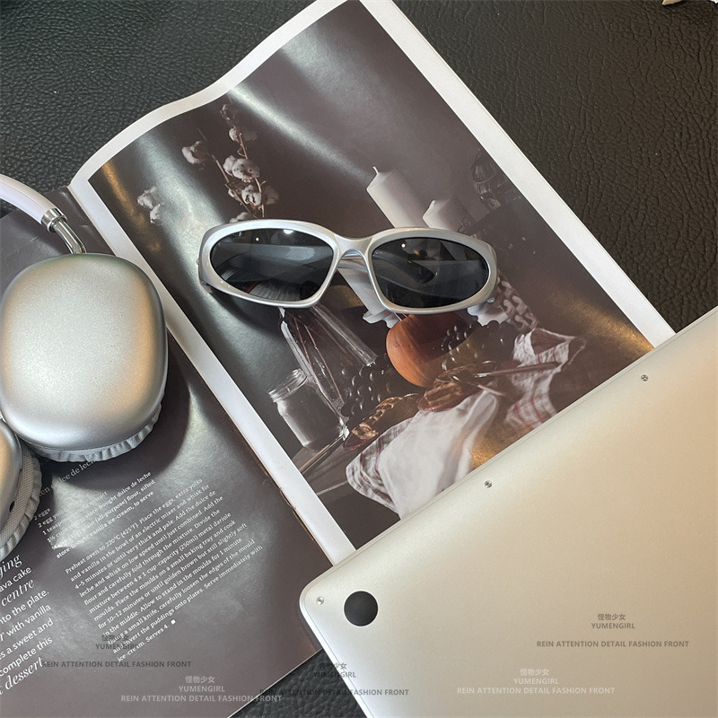 European and American Y2K Millennium Future High-End Women INS New Style Sunglasses for Men UV Protection Cycling Glasses