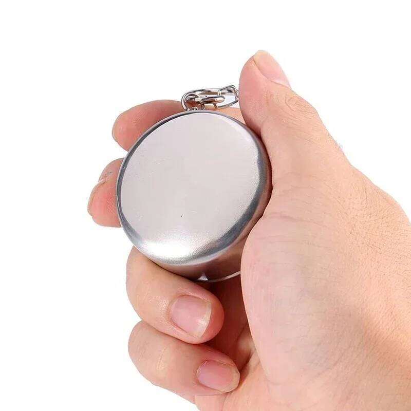 Portable Stainless Steel Folding Telescopic Mug for Tea Camp Utensils Tableware Folded Cup Outdoor Camping 75ml/150ml/250ml Z260314