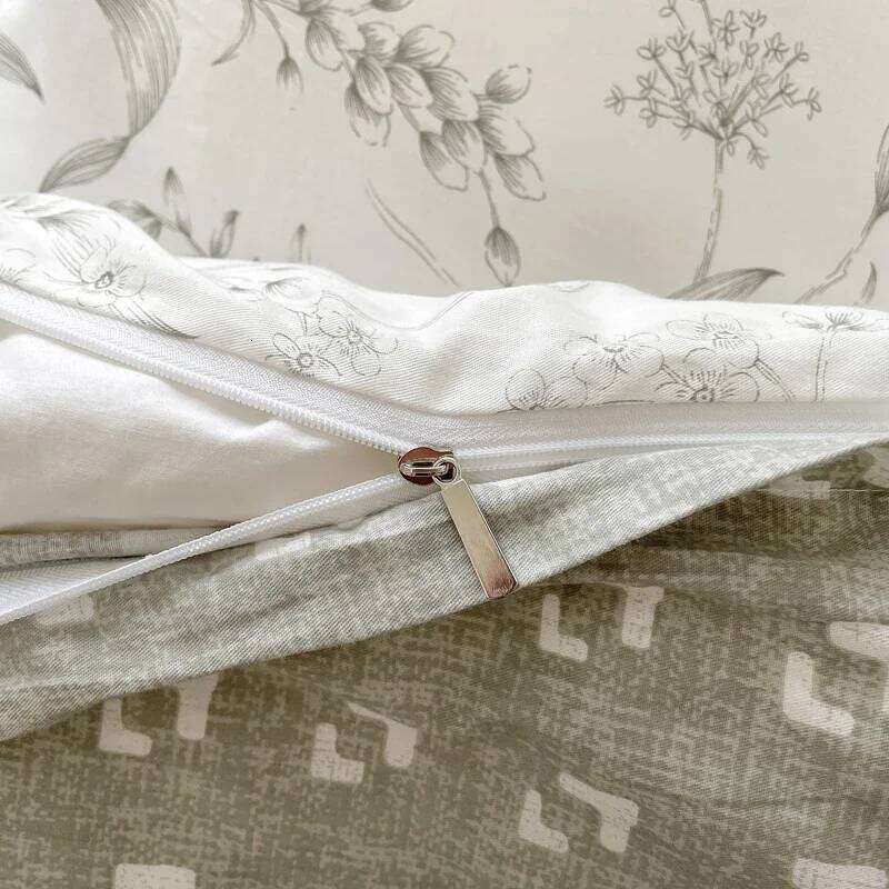 3pcs 100% Cotton Duvet Set 1*Duvet Cover + 2*Pillowcase, Without Core, Fresh Flower Print Bedding Set, Soft Comfortable H260312 - view 5