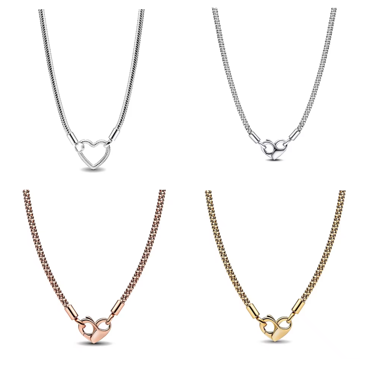 925 Sterling Silver Classic Snake Chain Necklace For Women Suitable For Pendant Charms beads DIY for women Fashion Jewelry Gifts