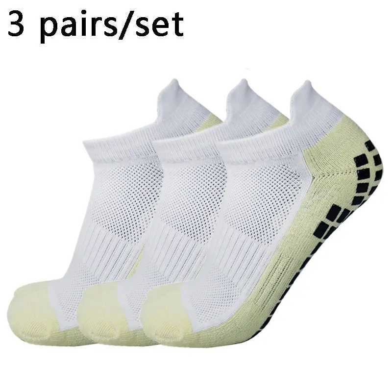 3 pairs New Men Women Football Socks Short Sports Silicone Non-Slip Grip Soccer Socks calcetines hombre futbol D260313