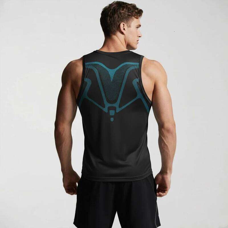 NEW Men Sports Body Shaper Slimming Compression Vest Basketball Gym Tight Undershirt 26Y0313