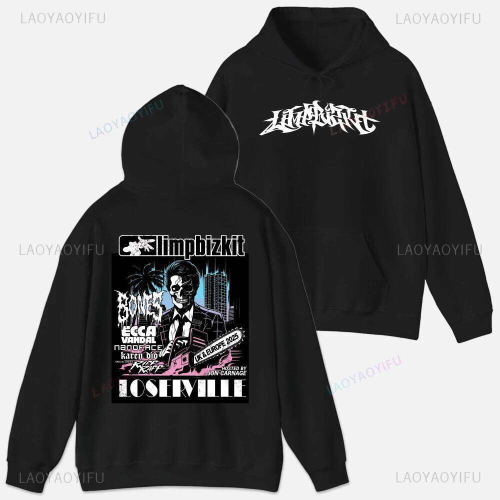 Limp Bizkit Printed Unisex Tops Plain Long Sleeve Sweatshirt Men Clothing Graphic Streetwear Quality Hoodie Autumn Custom Funny Z260315
