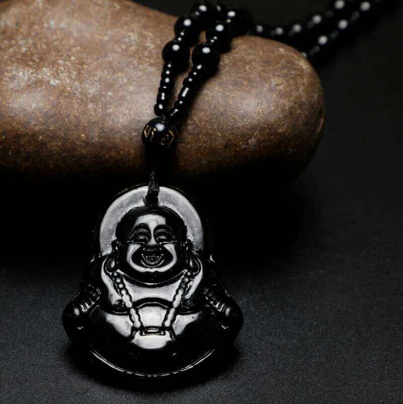 Fashion Natural Stone Amulet Necklace Classic Color Bead Chain Crystal Pendant Jewelry Gifts H260312