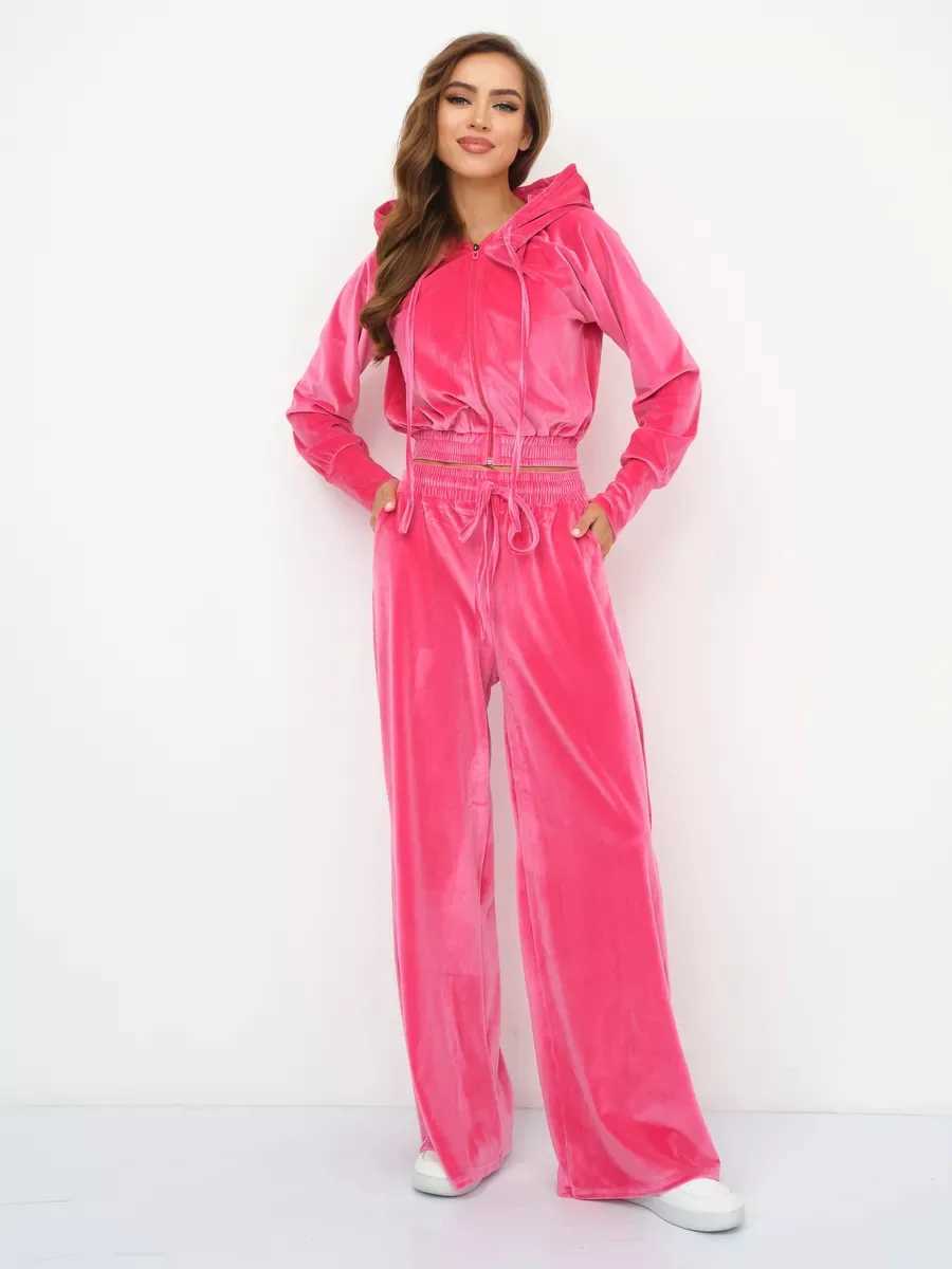 Fashion casual womens solid color zipper cardigan silver fox fleece hoodie lace-up trousers 2 piece pantsuit womens clothing M260313