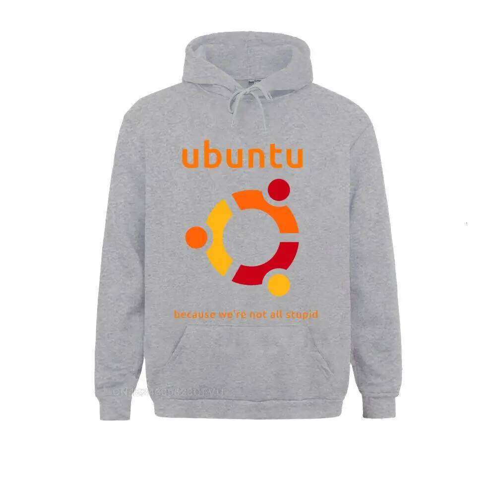 Men's Hoodie Ubuntu Linux Satire Geek Humor Novelty Cotton Sweater Crewneck Clothes Adult Oversized Z260314