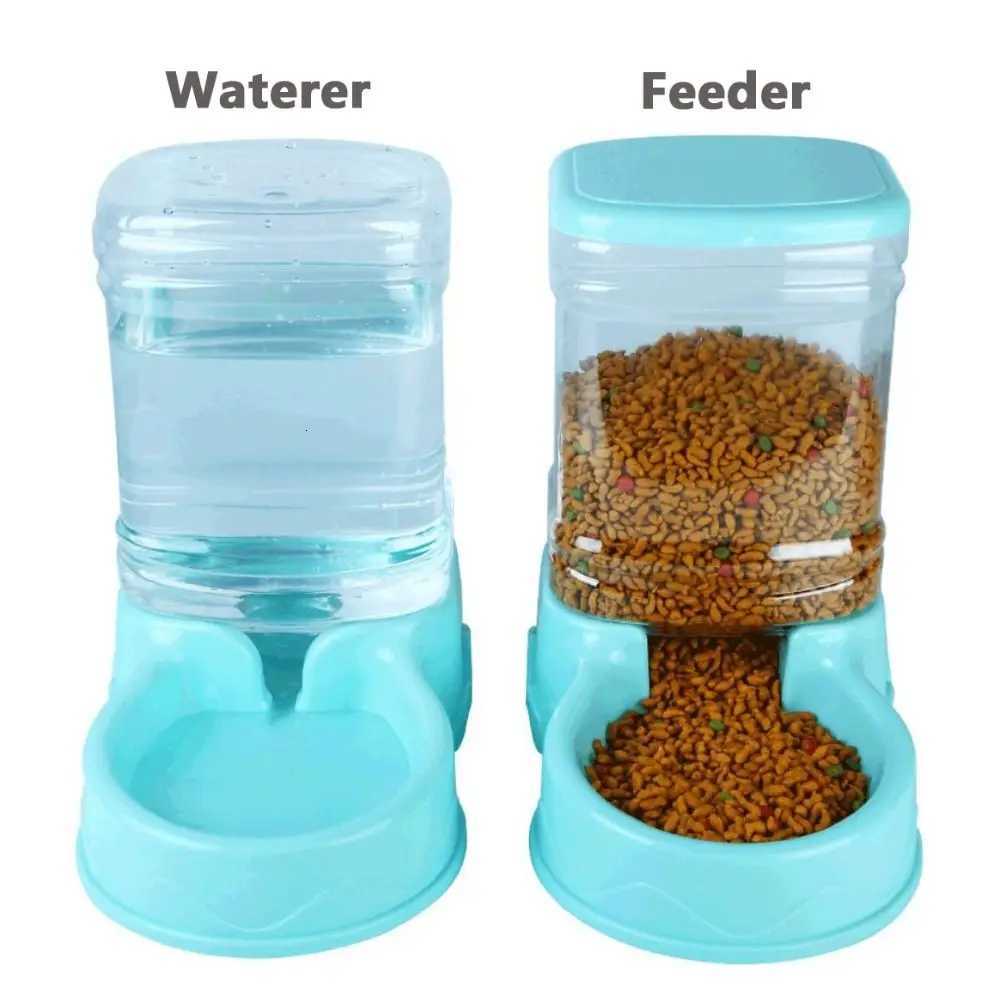 26pcs38L PP Material Pet Feeder Pet Water Fountain Drink Bowl Automatic Pet Feeder Large Cat Dog Food Dispenser H260313