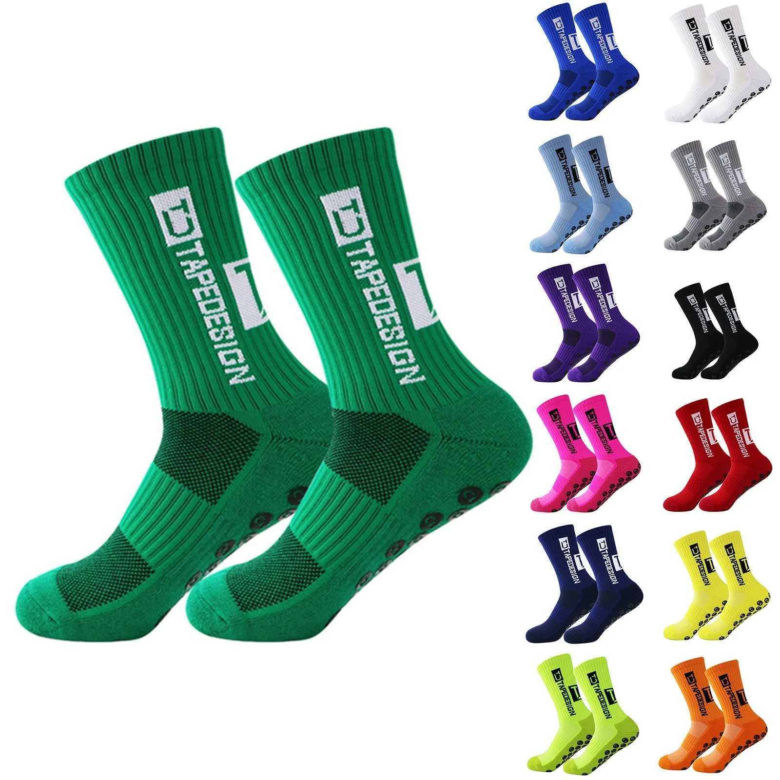 1 pair of professional football socksThick Towel Bottom Suppresses Odor Glue To Prevent Sliding Soccer Socksgrip sports socks D260313