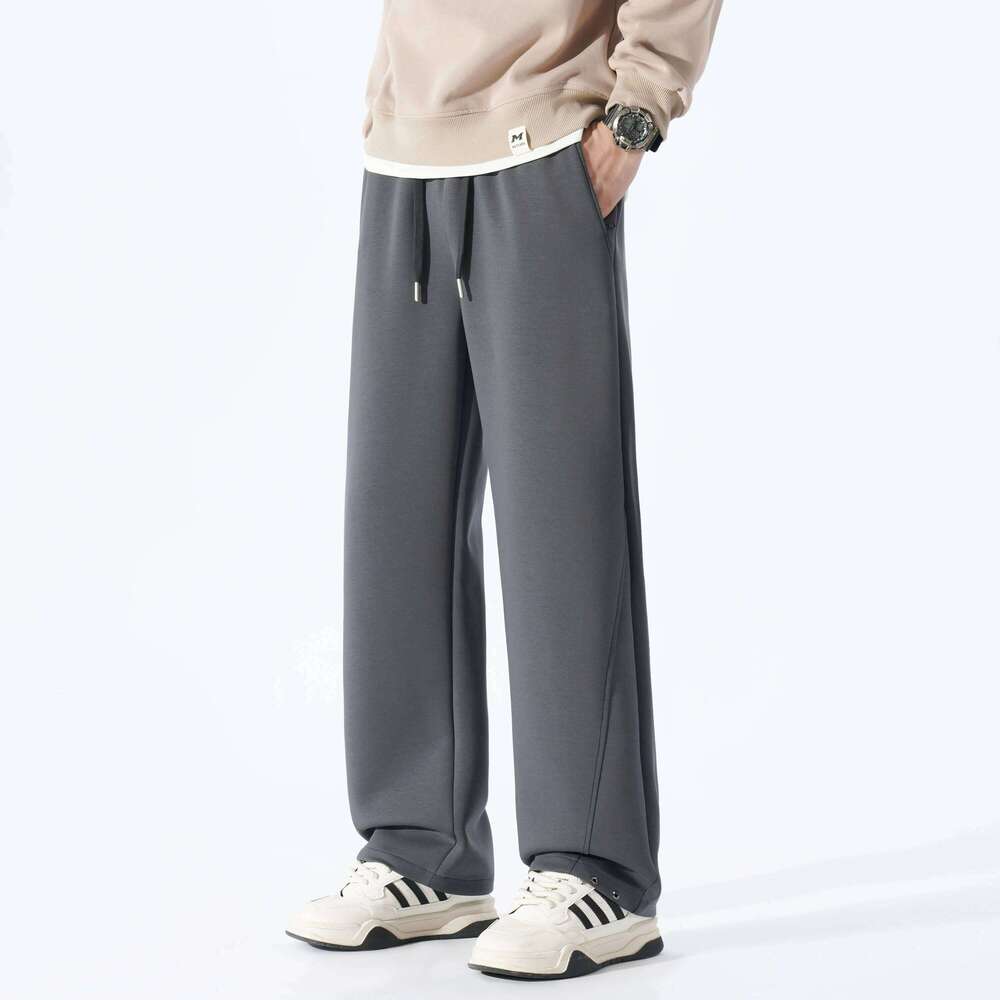 2025 New Autumn Winter 190 Tall Men's Extra-long 120cm Length Of Trousers Elastic Waist Versatile Sports Pants High Quality Z260315