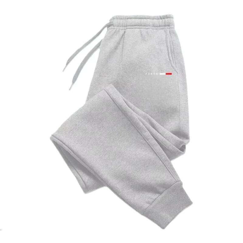 Men's casual fashionable drawstring jogging pants, comfortable and versatile sports pants Z260315