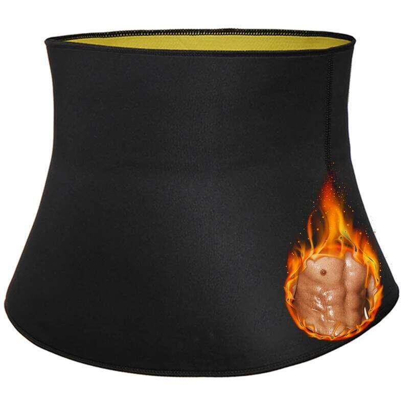 Waist Trimmer Sweat Belt Band for Men Lower Belly Fat Sauna Abs Shapers Slimming Workout Shapewear Girdle 26Y0313
